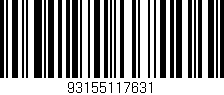Código de barras (EAN, GTIN, SKU, ISBN): '93155117631'