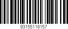 Código de barras (EAN, GTIN, SKU, ISBN): '93155118157'