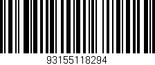 Código de barras (EAN, GTIN, SKU, ISBN): '93155118294'