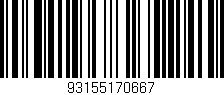 Código de barras (EAN, GTIN, SKU, ISBN): '93155170667'