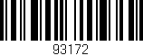 Código de barras (EAN, GTIN, SKU, ISBN): '93172'