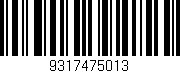 Código de barras (EAN, GTIN, SKU, ISBN): '9317475013'
