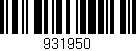 Código de barras (EAN, GTIN, SKU, ISBN): '931950'