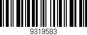Código de barras (EAN, GTIN, SKU, ISBN): '9319583'