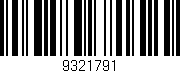 Código de barras (EAN, GTIN, SKU, ISBN): '9321791'