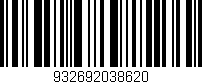 Código de barras (EAN, GTIN, SKU, ISBN): '932692038620'