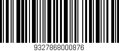 Código de barras (EAN, GTIN, SKU, ISBN): '9327868000876'
