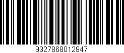 Código de barras (EAN, GTIN, SKU, ISBN): '9327868012947'
