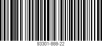 Código de barras (EAN, GTIN, SKU, ISBN): '93301-888-22'