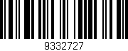 Código de barras (EAN, GTIN, SKU, ISBN): '9332727'