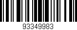 Código de barras (EAN, GTIN, SKU, ISBN): '93349983'