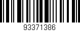 Código de barras (EAN, GTIN, SKU, ISBN): '93371386'