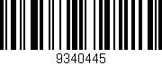 Código de barras (EAN, GTIN, SKU, ISBN): '9340445'