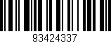 Código de barras (EAN, GTIN, SKU, ISBN): '93424337'
