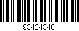 Código de barras (EAN, GTIN, SKU, ISBN): '93424340'