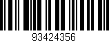 Código de barras (EAN, GTIN, SKU, ISBN): '93424356'