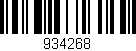 Código de barras (EAN, GTIN, SKU, ISBN): '934268'