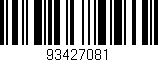 Código de barras (EAN, GTIN, SKU, ISBN): '93427081'