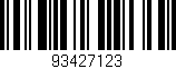 Código de barras (EAN, GTIN, SKU, ISBN): '93427123'