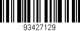 Código de barras (EAN, GTIN, SKU, ISBN): '93427129'