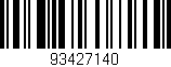 Código de barras (EAN, GTIN, SKU, ISBN): '93427140'
