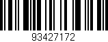 Código de barras (EAN, GTIN, SKU, ISBN): '93427172'