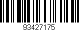 Código de barras (EAN, GTIN, SKU, ISBN): '93427175'