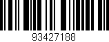 Código de barras (EAN, GTIN, SKU, ISBN): '93427188'