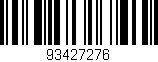Código de barras (EAN, GTIN, SKU, ISBN): '93427276'