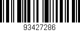 Código de barras (EAN, GTIN, SKU, ISBN): '93427286'