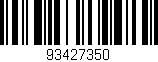 Código de barras (EAN, GTIN, SKU, ISBN): '93427350'