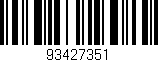 Código de barras (EAN, GTIN, SKU, ISBN): '93427351'