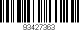 Código de barras (EAN, GTIN, SKU, ISBN): '93427363'