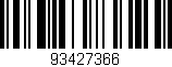 Código de barras (EAN, GTIN, SKU, ISBN): '93427366'