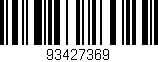 Código de barras (EAN, GTIN, SKU, ISBN): '93427369'