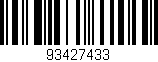 Código de barras (EAN, GTIN, SKU, ISBN): '93427433'
