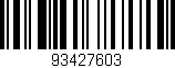 Código de barras (EAN, GTIN, SKU, ISBN): '93427603'