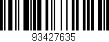 Código de barras (EAN, GTIN, SKU, ISBN): '93427635'