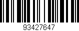 Código de barras (EAN, GTIN, SKU, ISBN): '93427647'