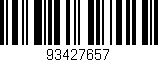 Código de barras (EAN, GTIN, SKU, ISBN): '93427657'