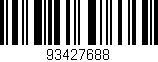 Código de barras (EAN, GTIN, SKU, ISBN): '93427688'