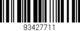 Código de barras (EAN, GTIN, SKU, ISBN): '93427711'