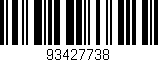 Código de barras (EAN, GTIN, SKU, ISBN): '93427738'