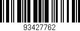 Código de barras (EAN, GTIN, SKU, ISBN): '93427762'