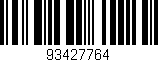 Código de barras (EAN, GTIN, SKU, ISBN): '93427764'