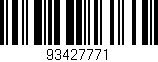 Código de barras (EAN, GTIN, SKU, ISBN): '93427771'