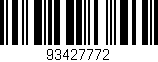 Código de barras (EAN, GTIN, SKU, ISBN): '93427772'