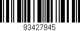 Código de barras (EAN, GTIN, SKU, ISBN): '93427945'