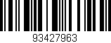 Código de barras (EAN, GTIN, SKU, ISBN): '93427963'