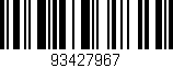 Código de barras (EAN, GTIN, SKU, ISBN): '93427967'